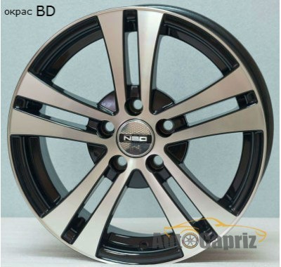 Диски TechLine 640 BD R16 W6.5 PCD5x112 ET42 DIA57.1   